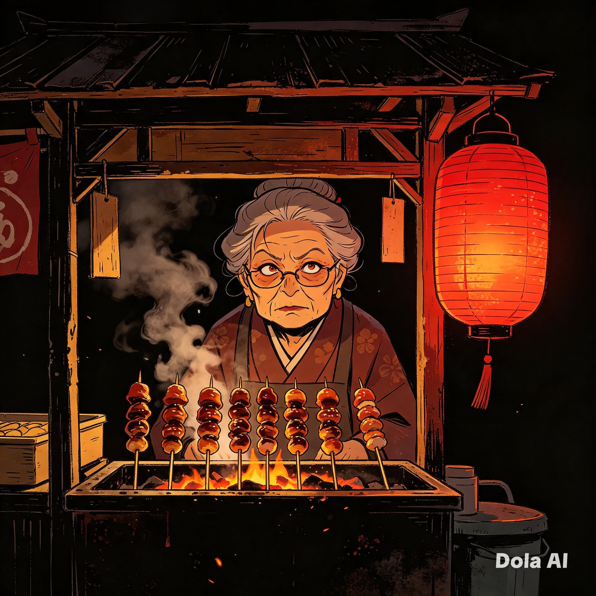 いかがわしい焼き鳥ババア | の人気AIイラスト・グラビア