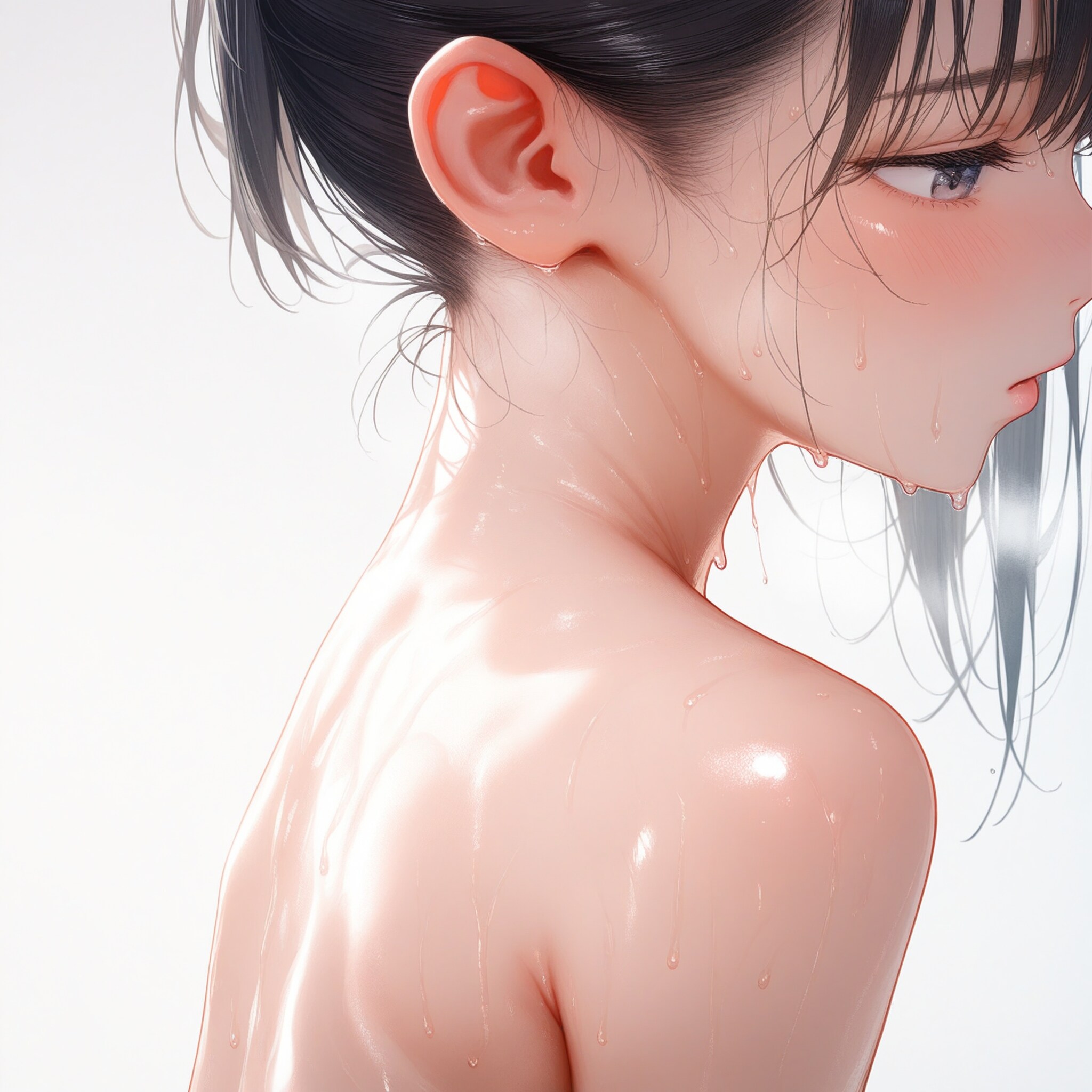 汗うなじ