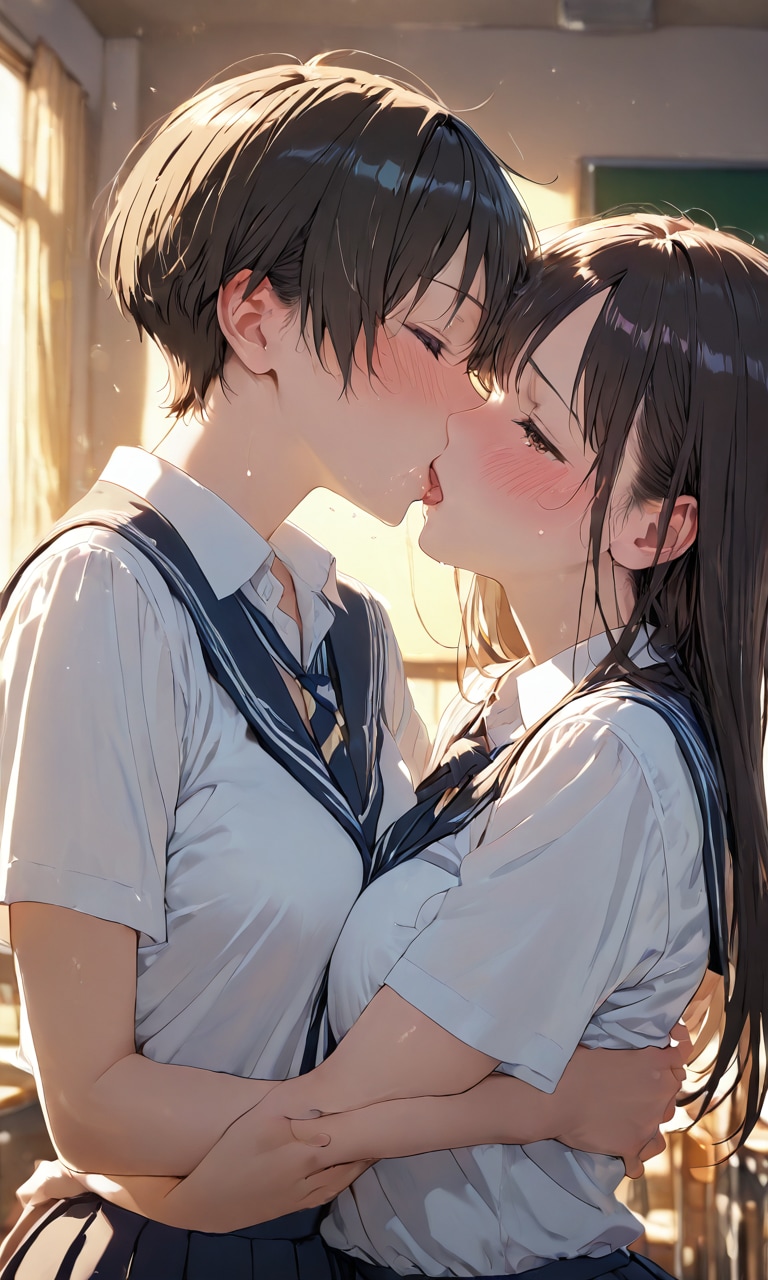 教室で２