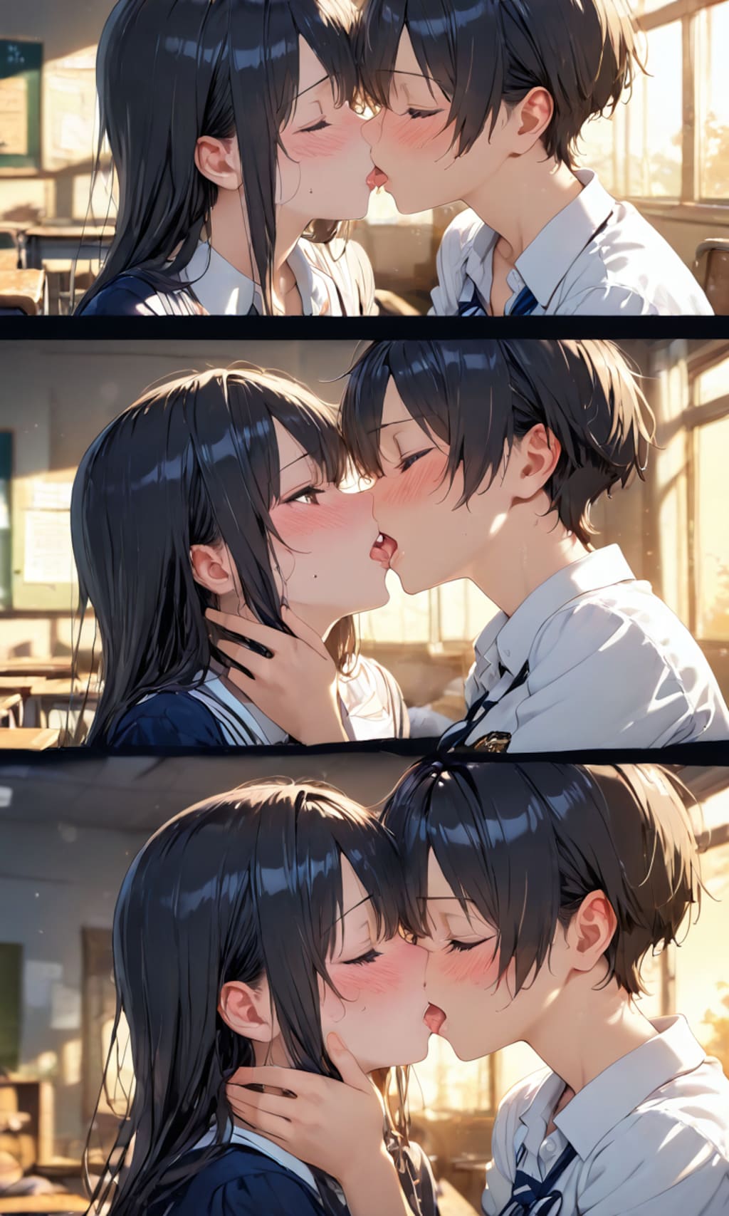教室で２