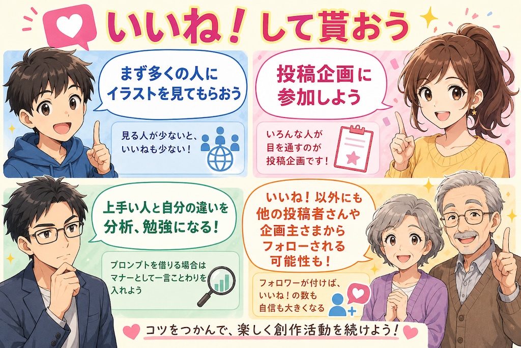 いいね！して貰おう