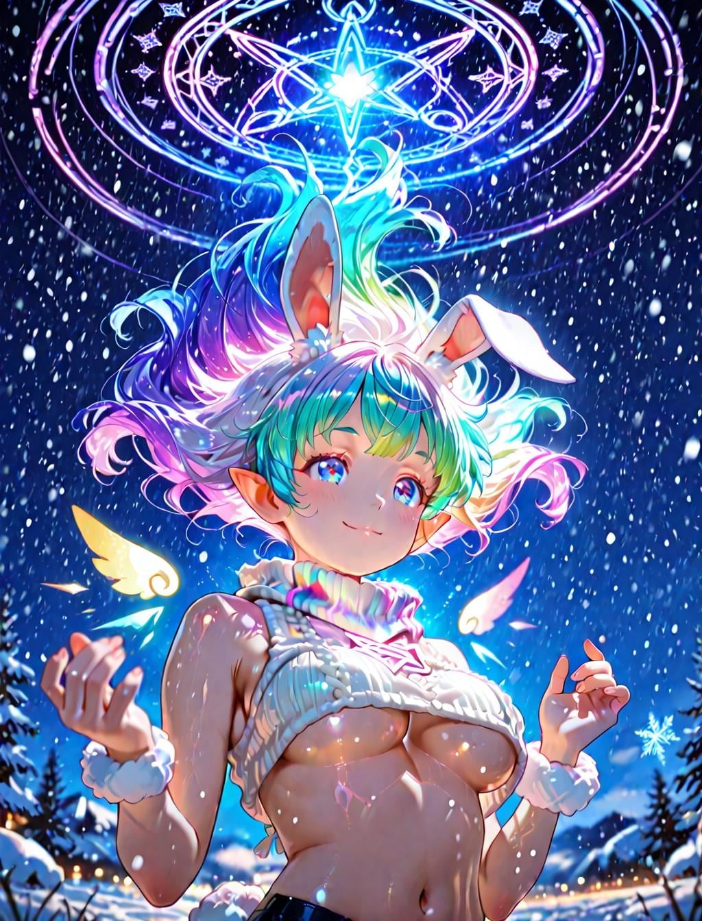 8枚）うさ耳妖精さん①