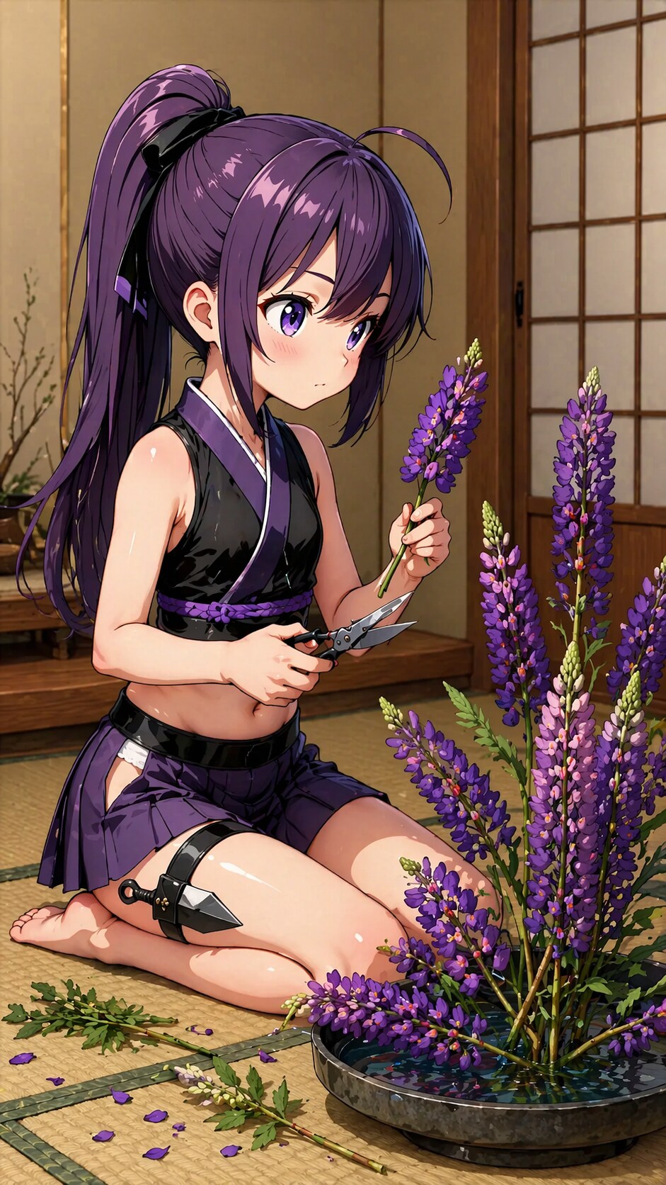 生け花とクノイチ