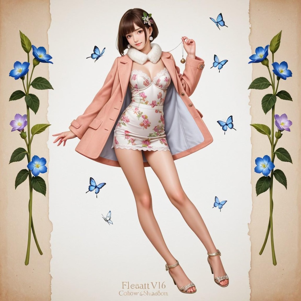 ショートヘア大好き　イラストななちゃん