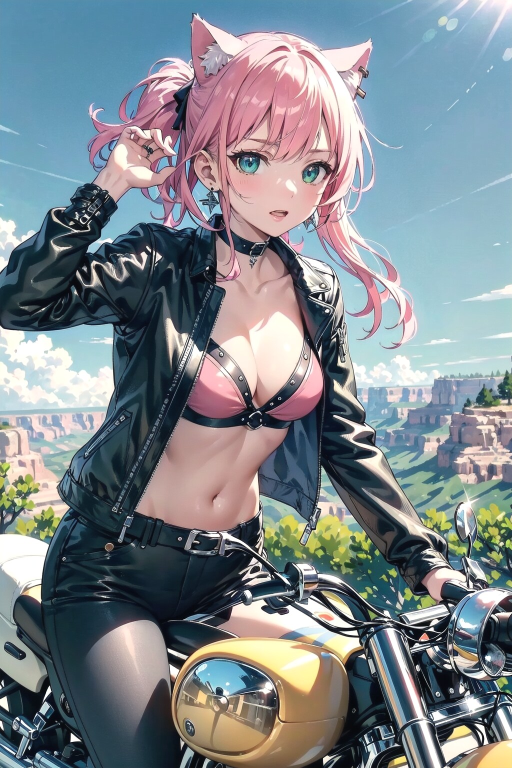 オートバイ一人旅🏍🐱