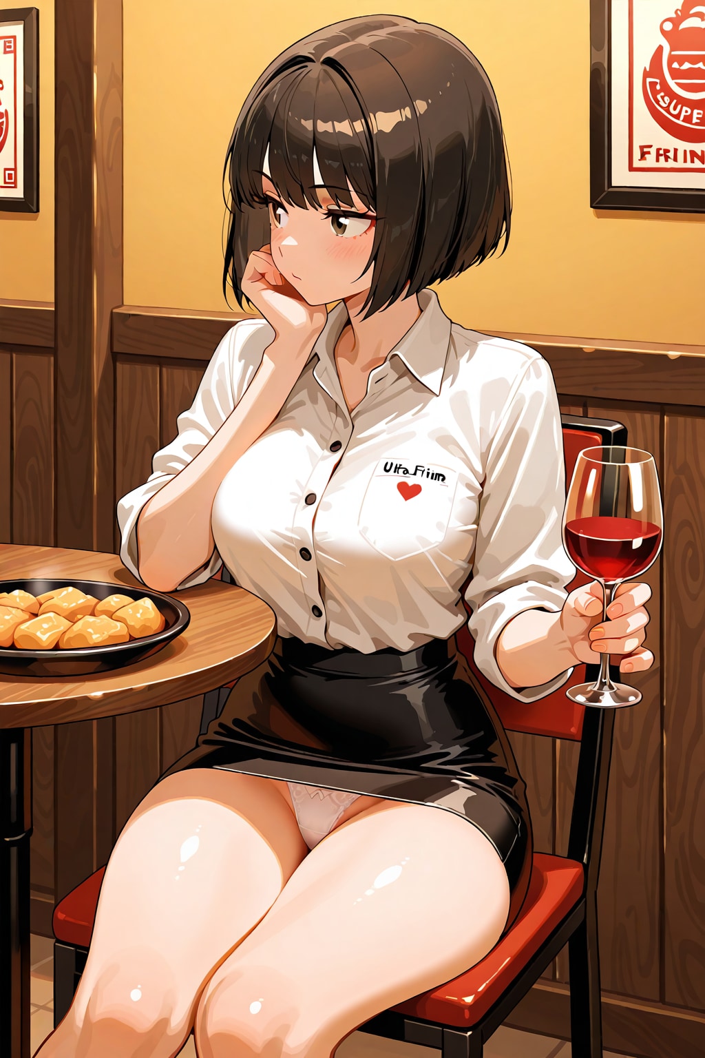 居酒屋パンチラ