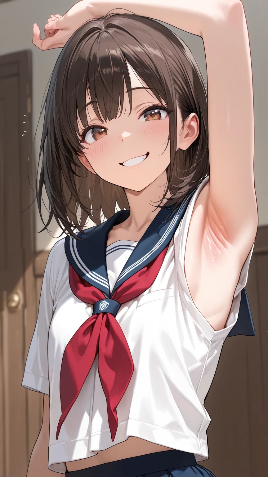 爽やか女子高生 | の人気AIイラスト・グラビア