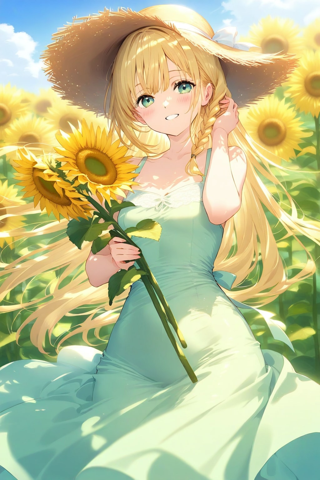 冬を夏に変える少女 | の人気AIイラスト・グラビア