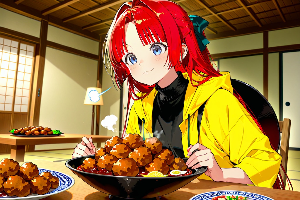 簡単に作った料理（個人差）