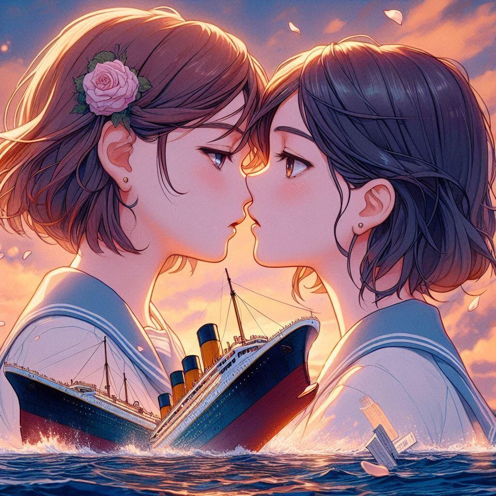 百合タニック！（解釈バッチリ3枚、解釈違い3枚、現代版2枚）