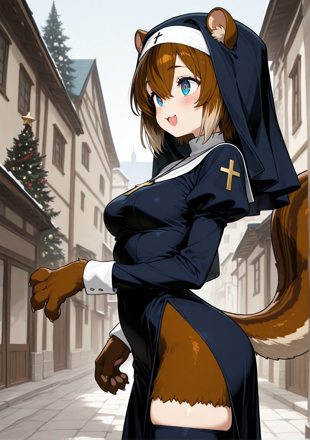 クリスマスのシスター＆サンタコスプレ | リズ