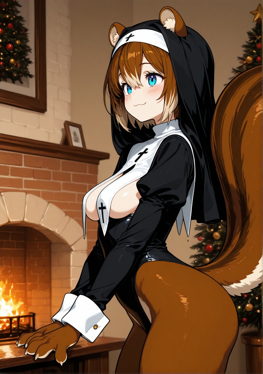クリスマスのシスター＆サンタコスプレ | リズ