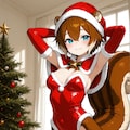 クリスマスのシスター＆サンタコスプレ | リズ 9枚目