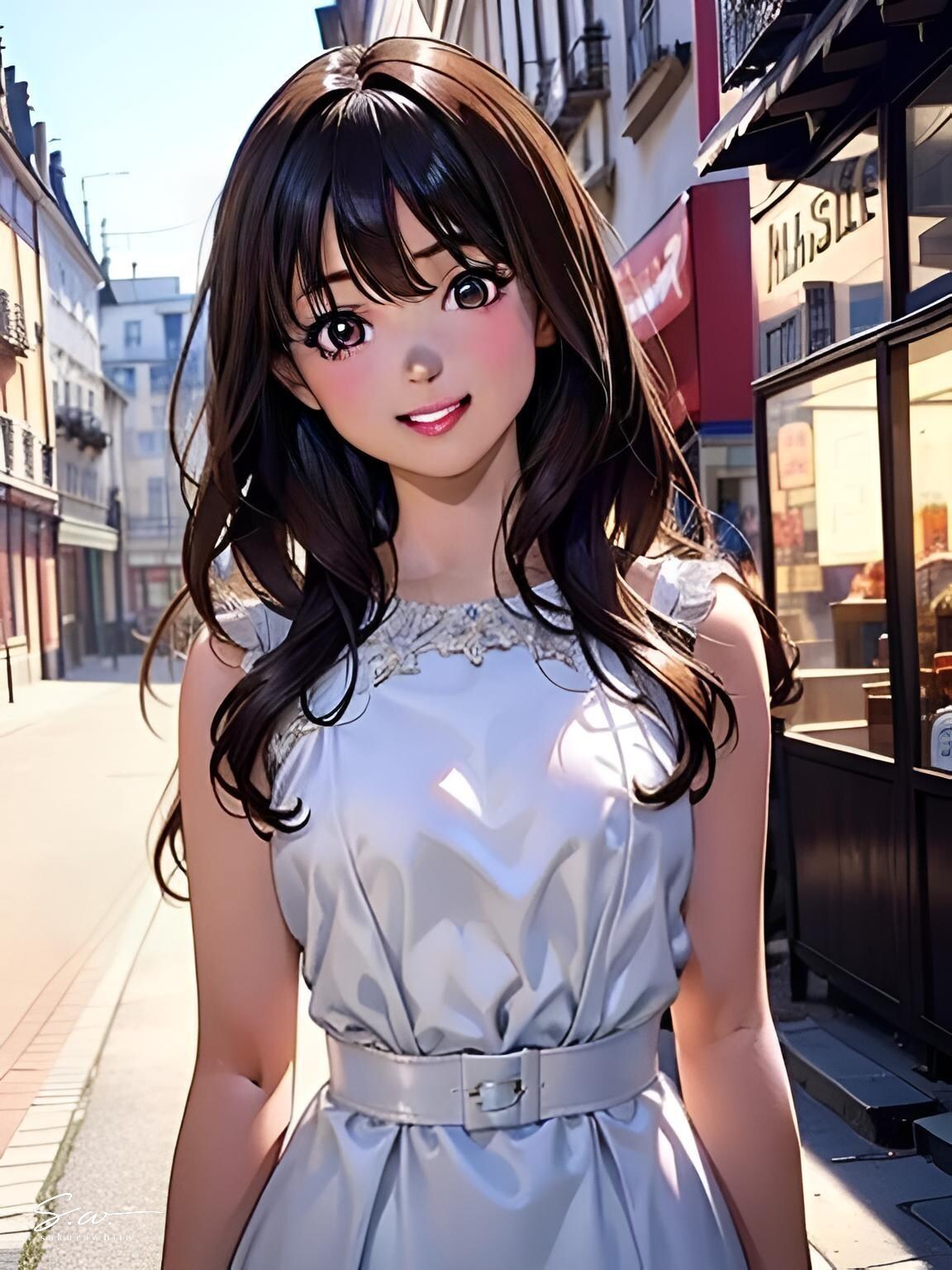 Stunning vintage prom dress(エミリ) | の人気AIイラスト・グラビア