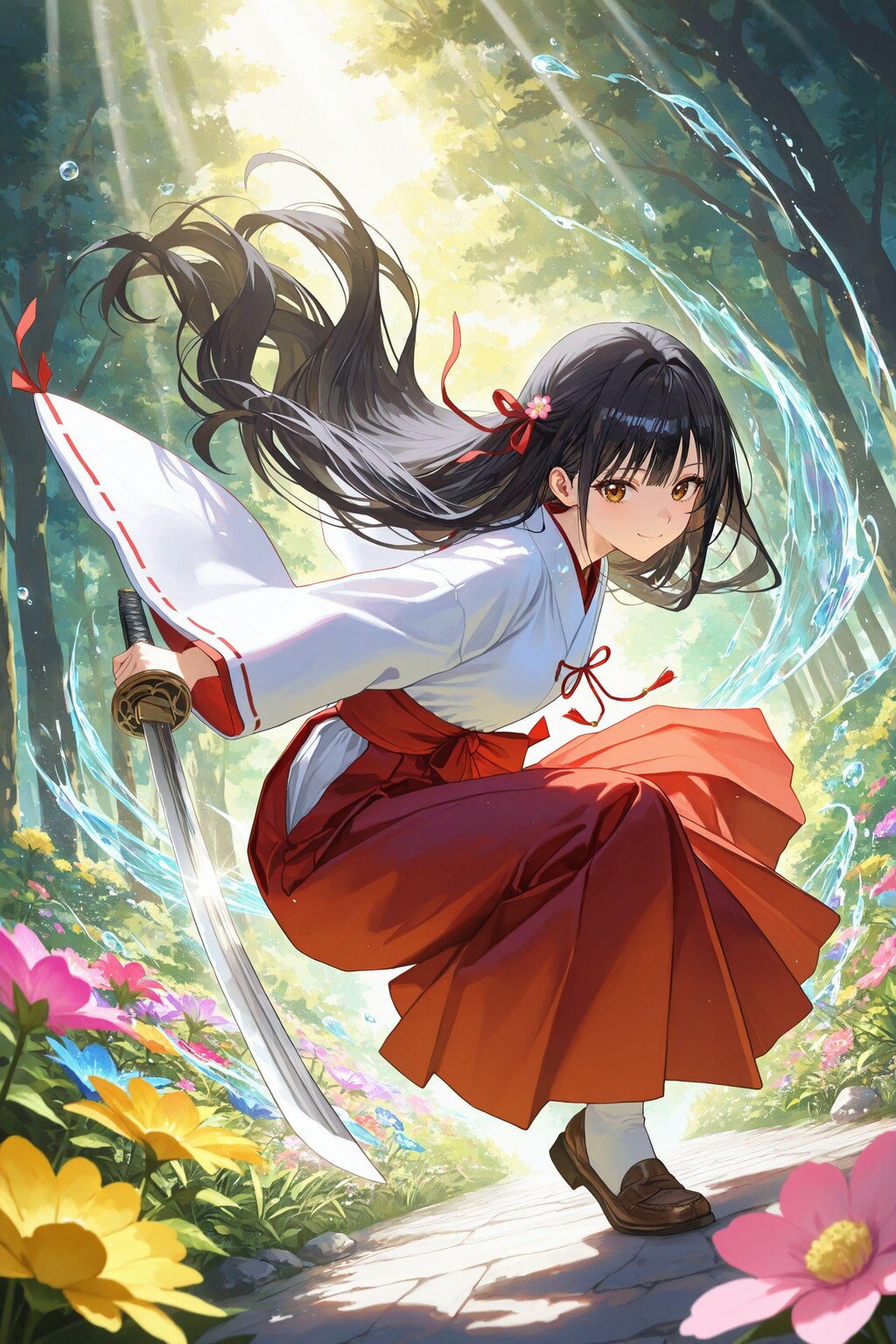 異世界神社の巫女さん（神楽さん）