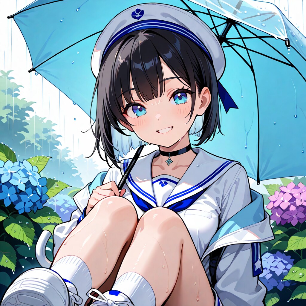 <本田ちゃん>LILYでRAINY DAY | の人気AIイラスト・グラビア