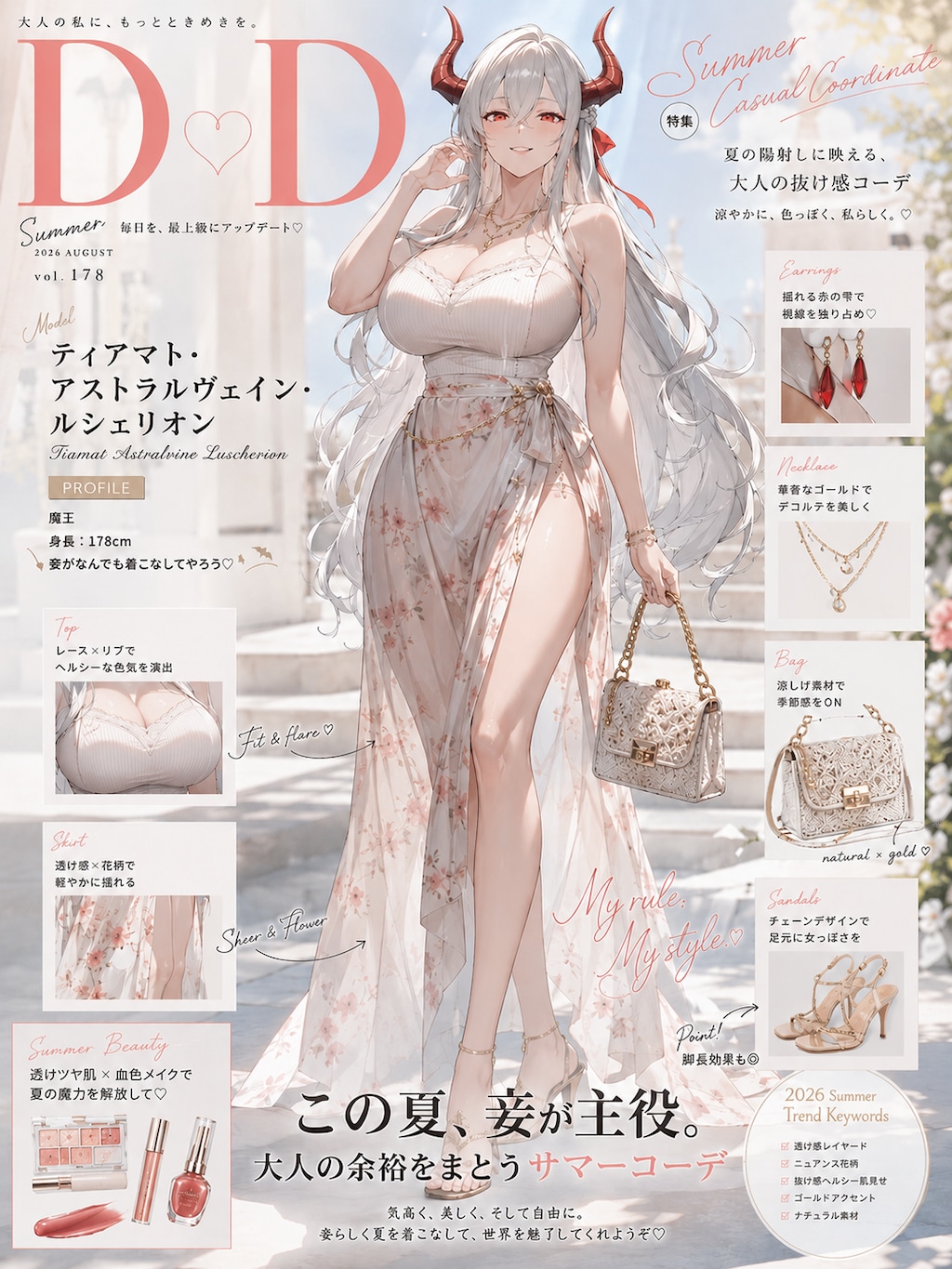 魔王様の夏コーデ