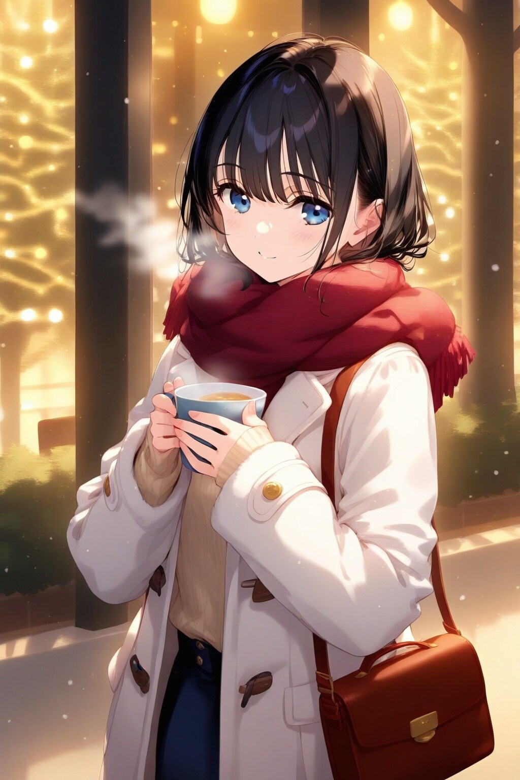 冬の美少女 | の人気AIイラスト・グラビア