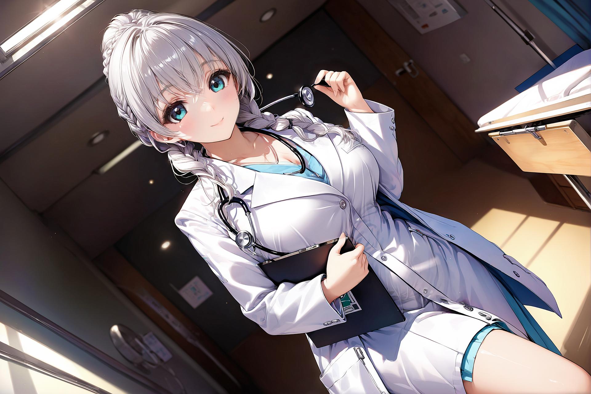 カルテに書けない想い | の人気AIイラスト・グラビア