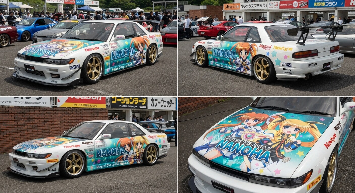 魔法少女リリカルなのは痛車S13 | の人気AIイラスト・グラビア