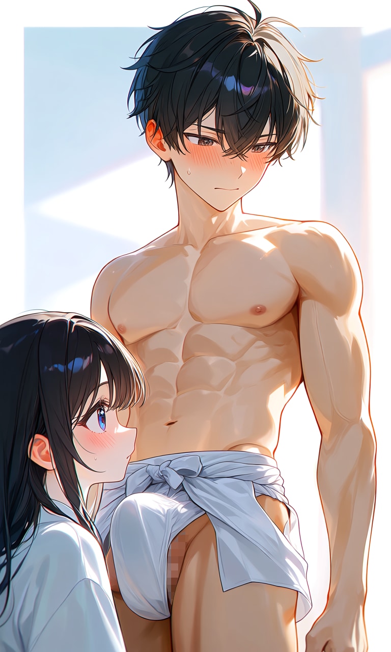 ふんどしの男の子