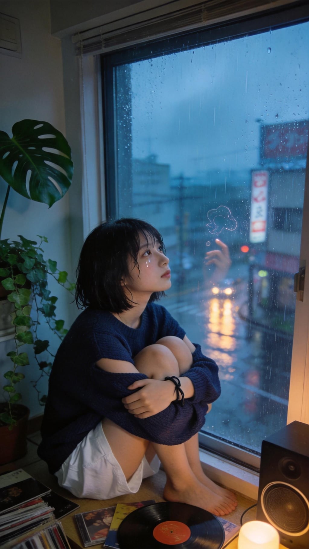 Rain Drawn Heart