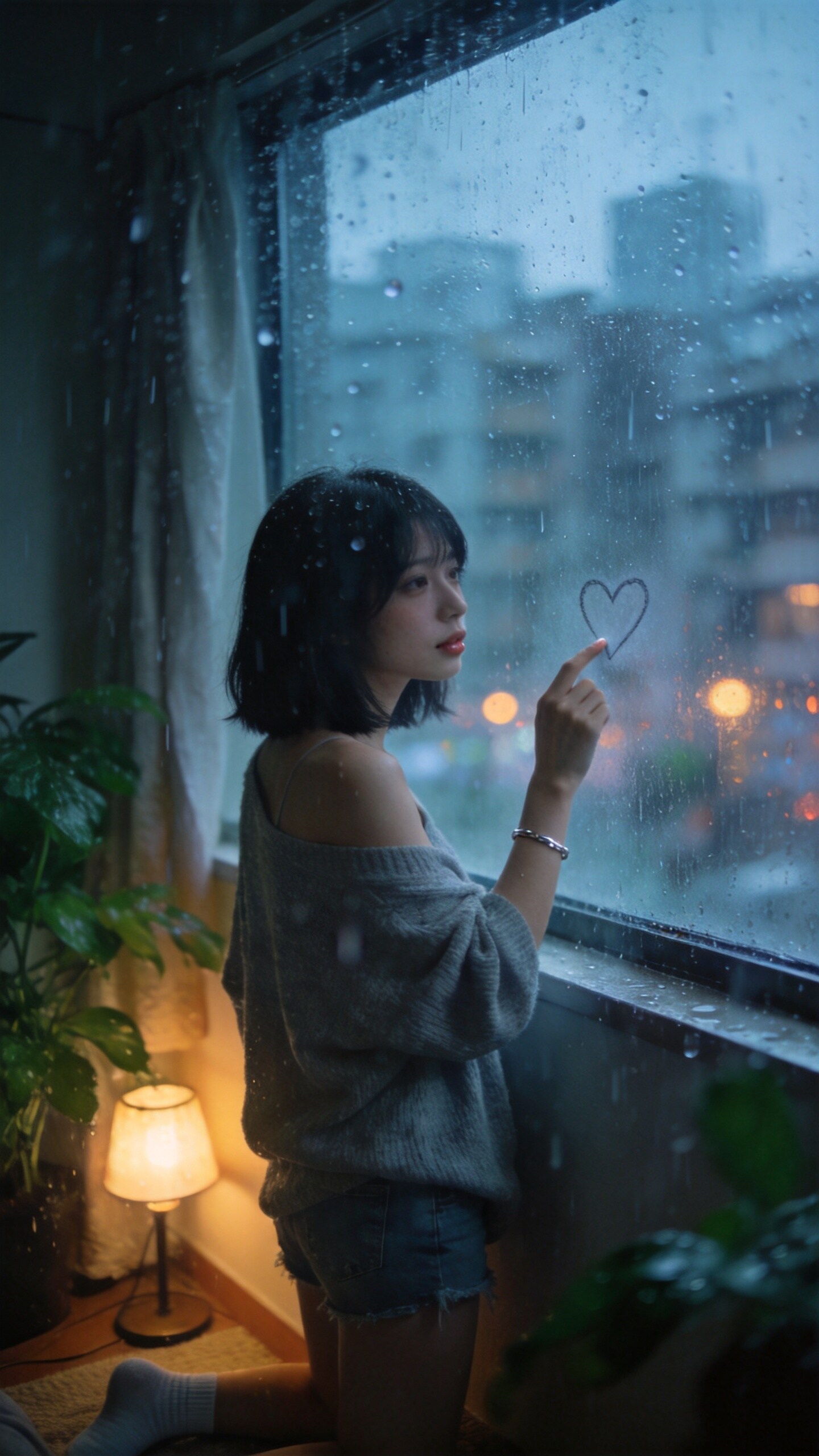 Rain Drawn Heart | の人気AIイラスト・グラビア