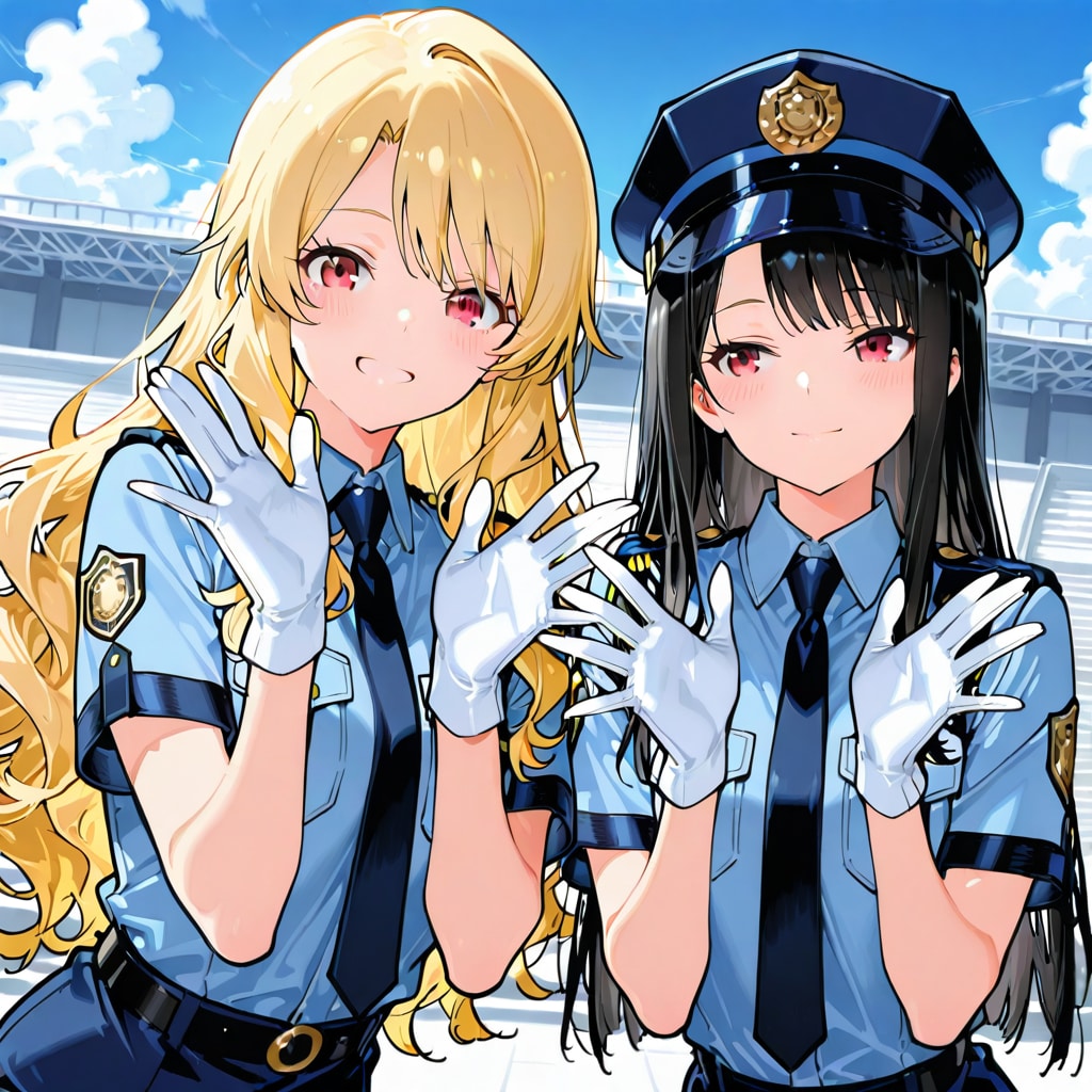 1日署長でーす | の人気AIイラスト・グラビア