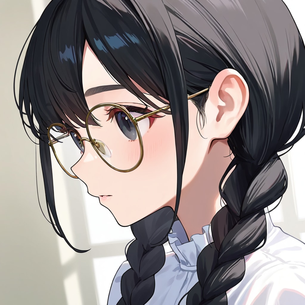 丸子・横顔 | の人気AIイラスト・グラビア