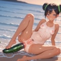 なまこ_残暑の海＃５_フルーツ娘２ 5枚目