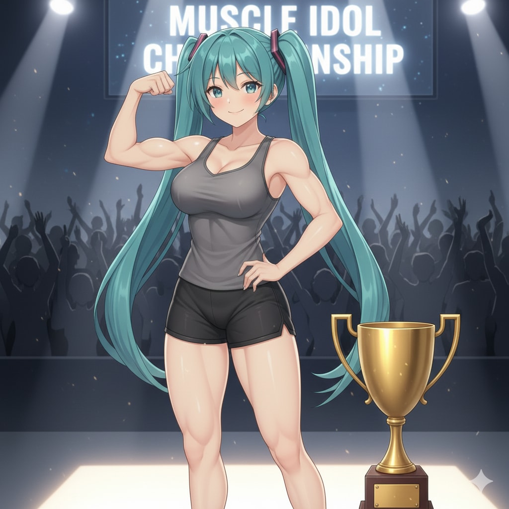 筋肉美ミクさん