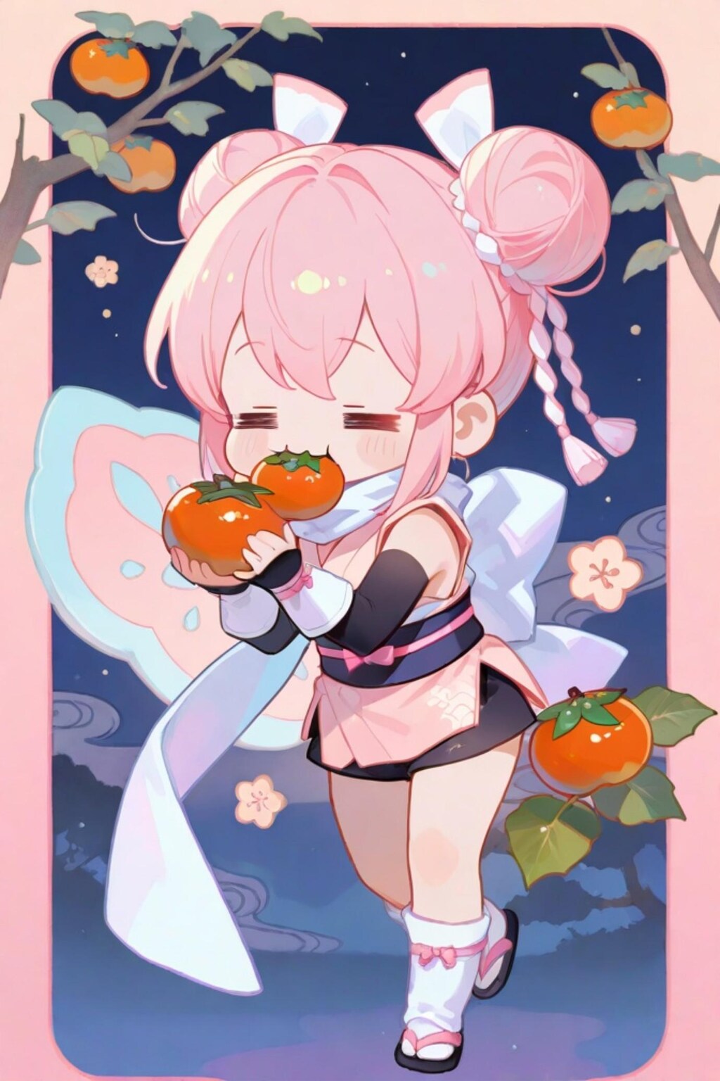 柿食うピンク忍者ちゃん