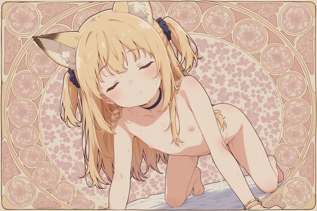 四つん這い