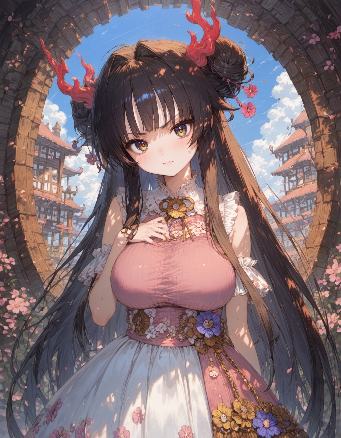 Floral Demon | の人気AIイラスト・グラビア