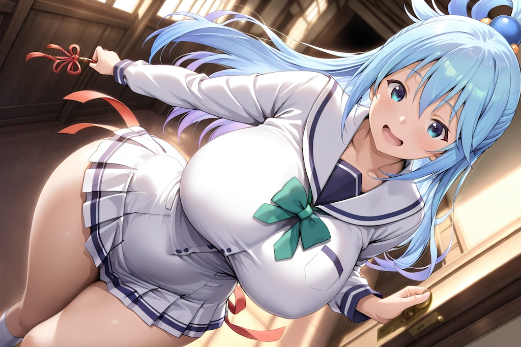 セーラー服？と変なヒモ(´・ω・`)