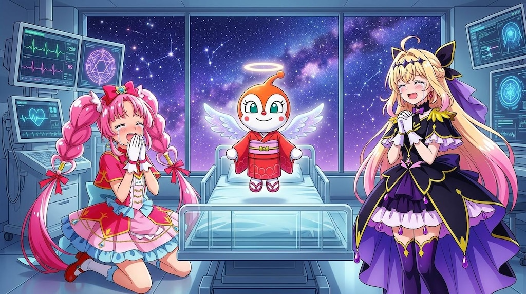 二人のプリキュア、初代ドキンちゃんから喜ばれて感涙する