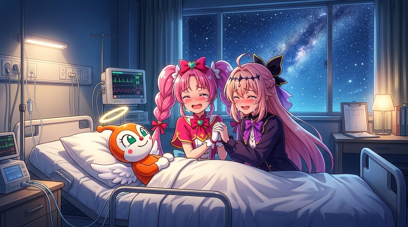 二人のプリキュア、初代ドキンちゃんから喜ばれて感涙する | の人気AIイラスト・グラビア