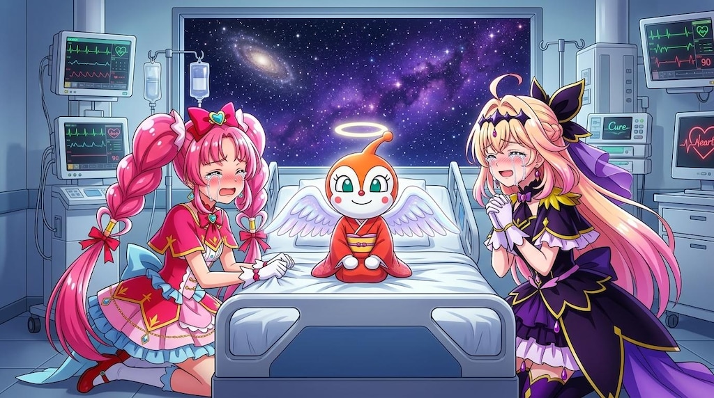 二人のプリキュア、初代ドキンちゃんから喜ばれて感涙する