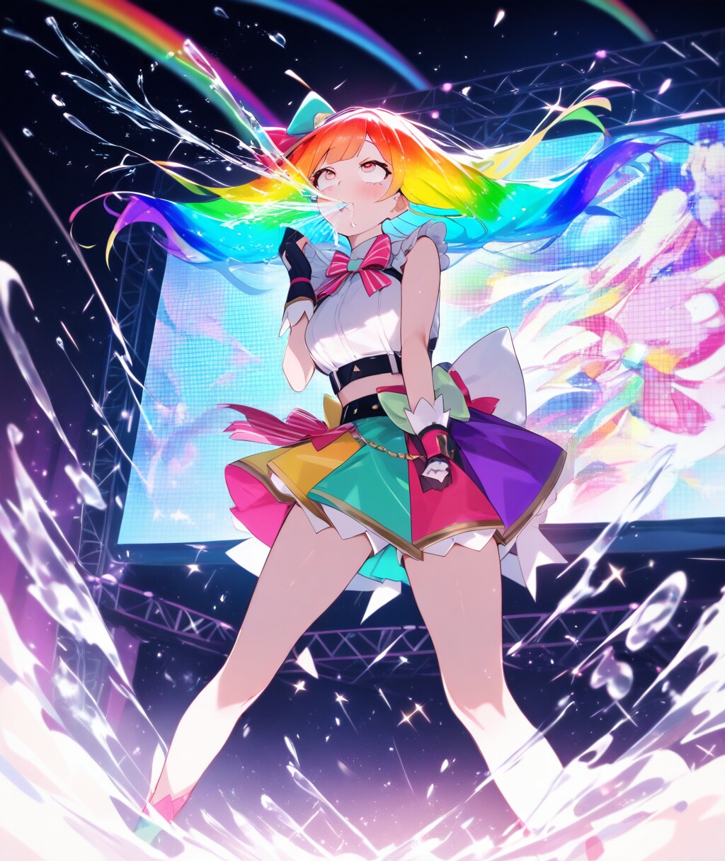 虹をかけるアイドル！虹色担当バキバキたん！！