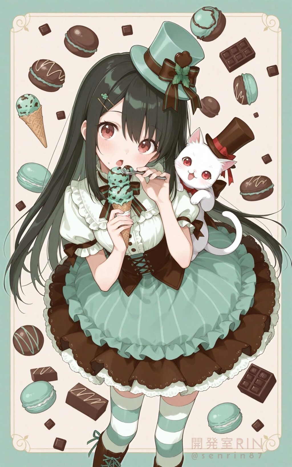 チョコミント🍧🐾