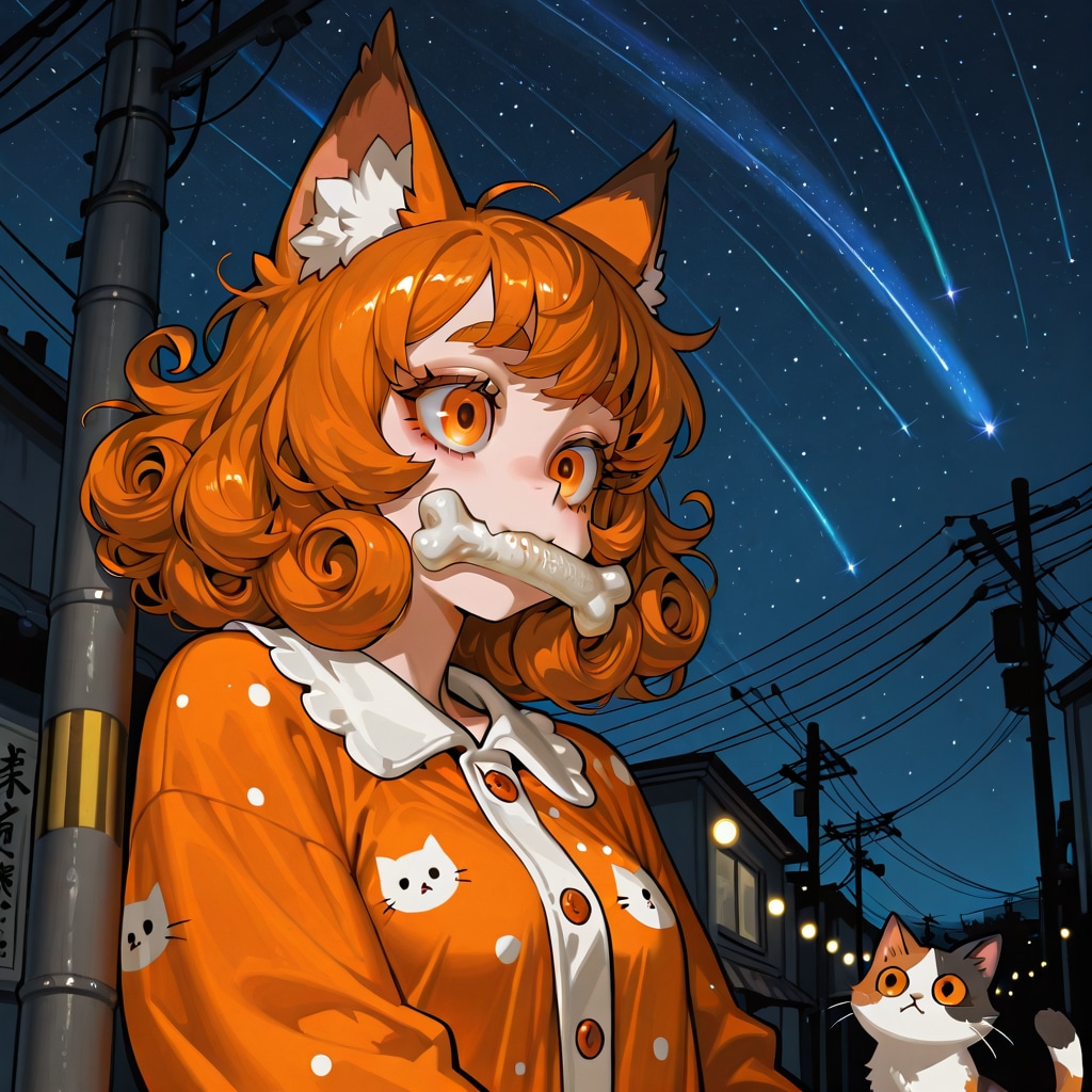 夜行性過ぎて人との生活になじめない系猫耳女子 | の人気AIイラスト・グラビア