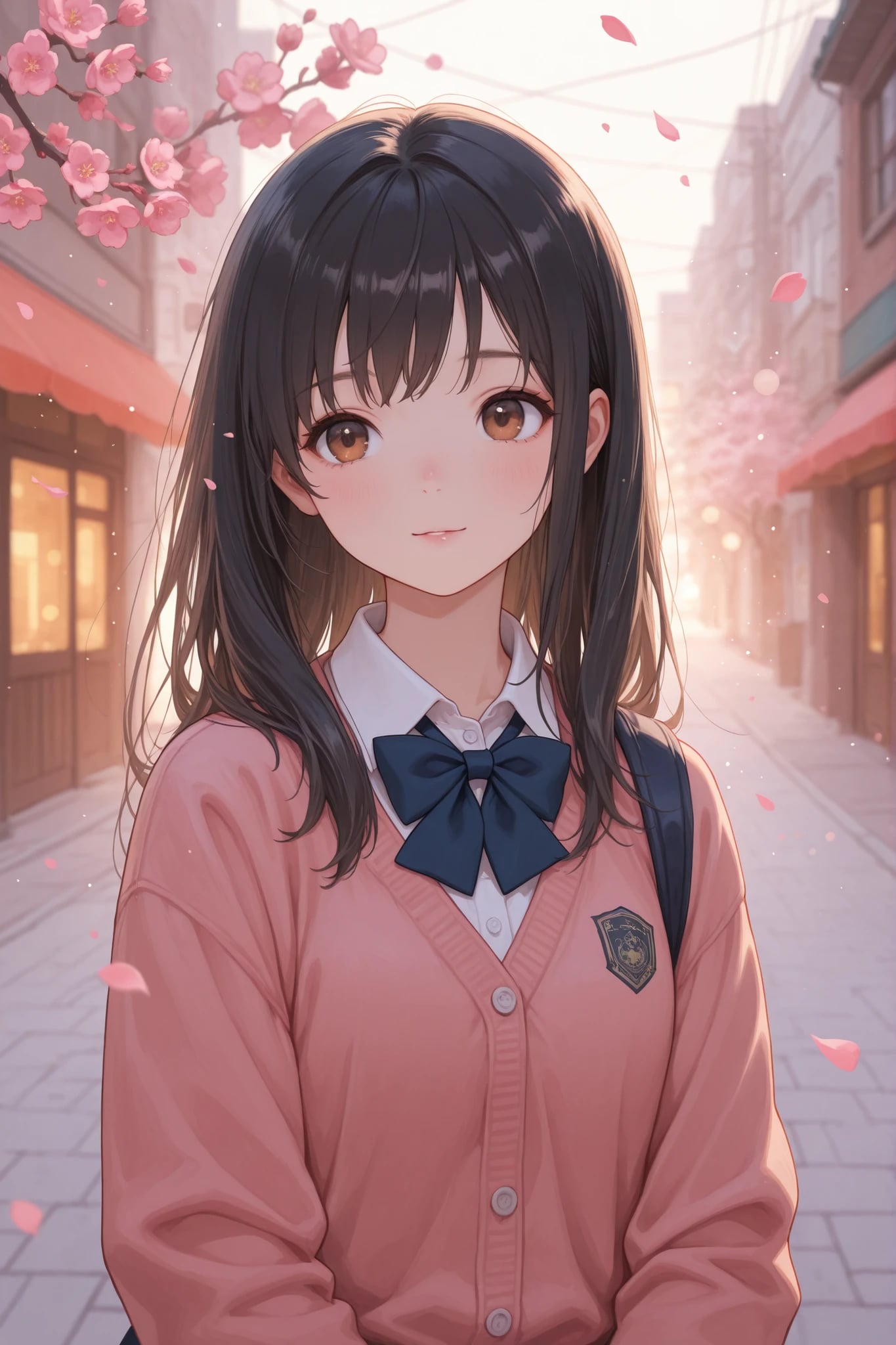 紅梅輝く朝に