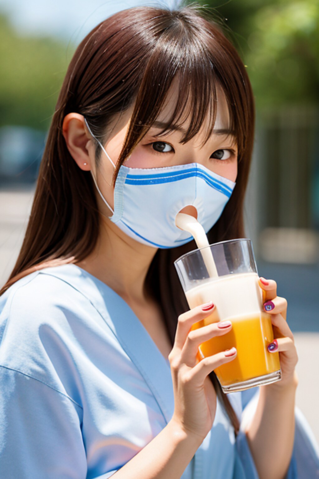 196　鼻から牛乳　blow_out