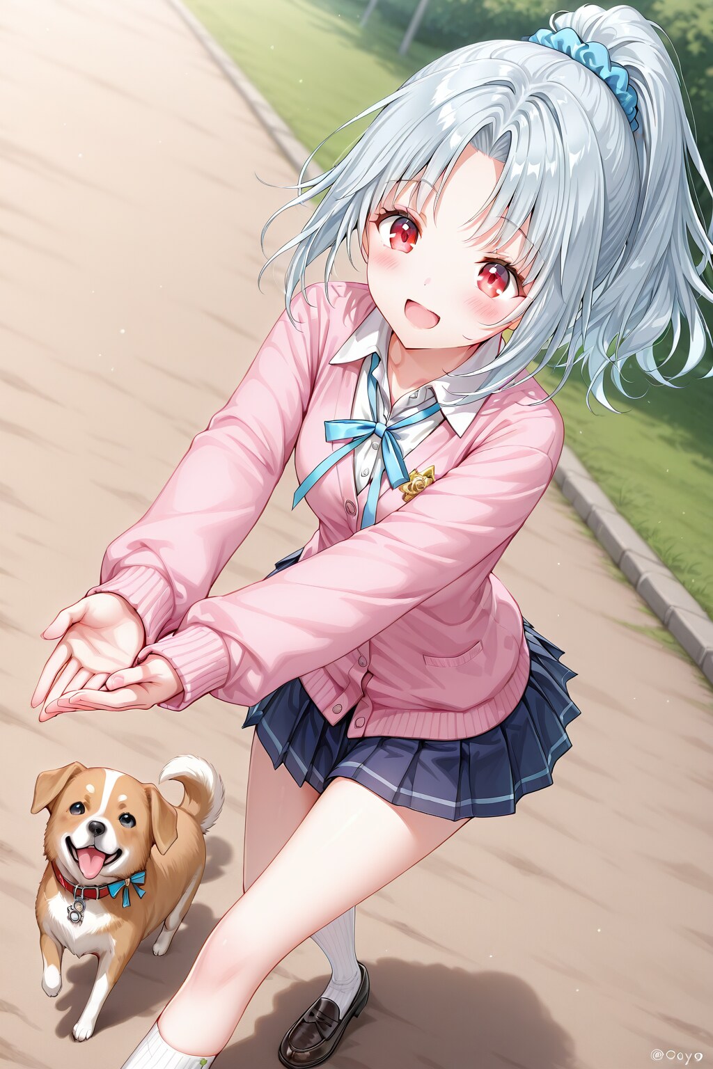 わんちゃんとさんぽ