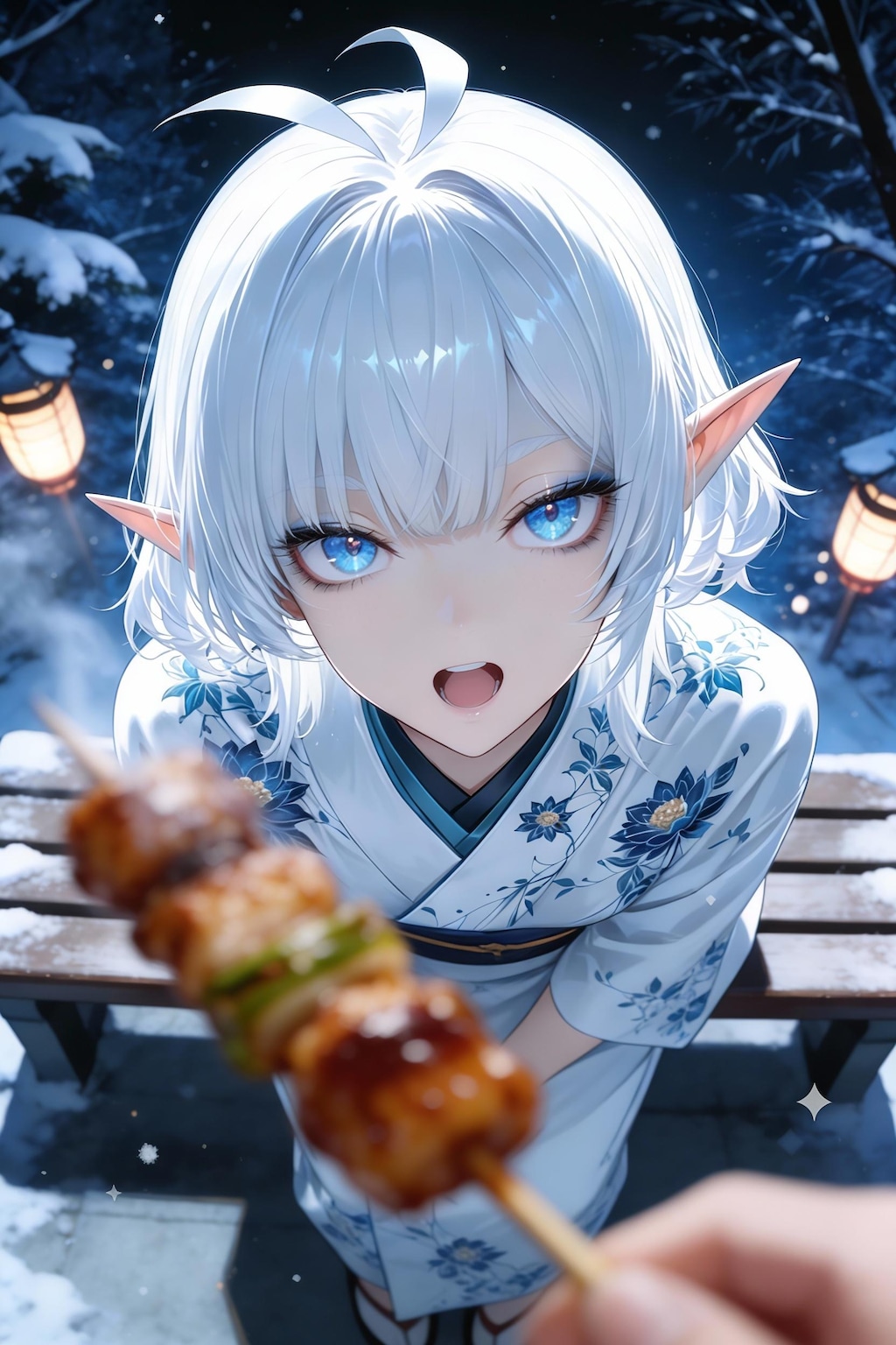 やせいのエルフがあらわれた!