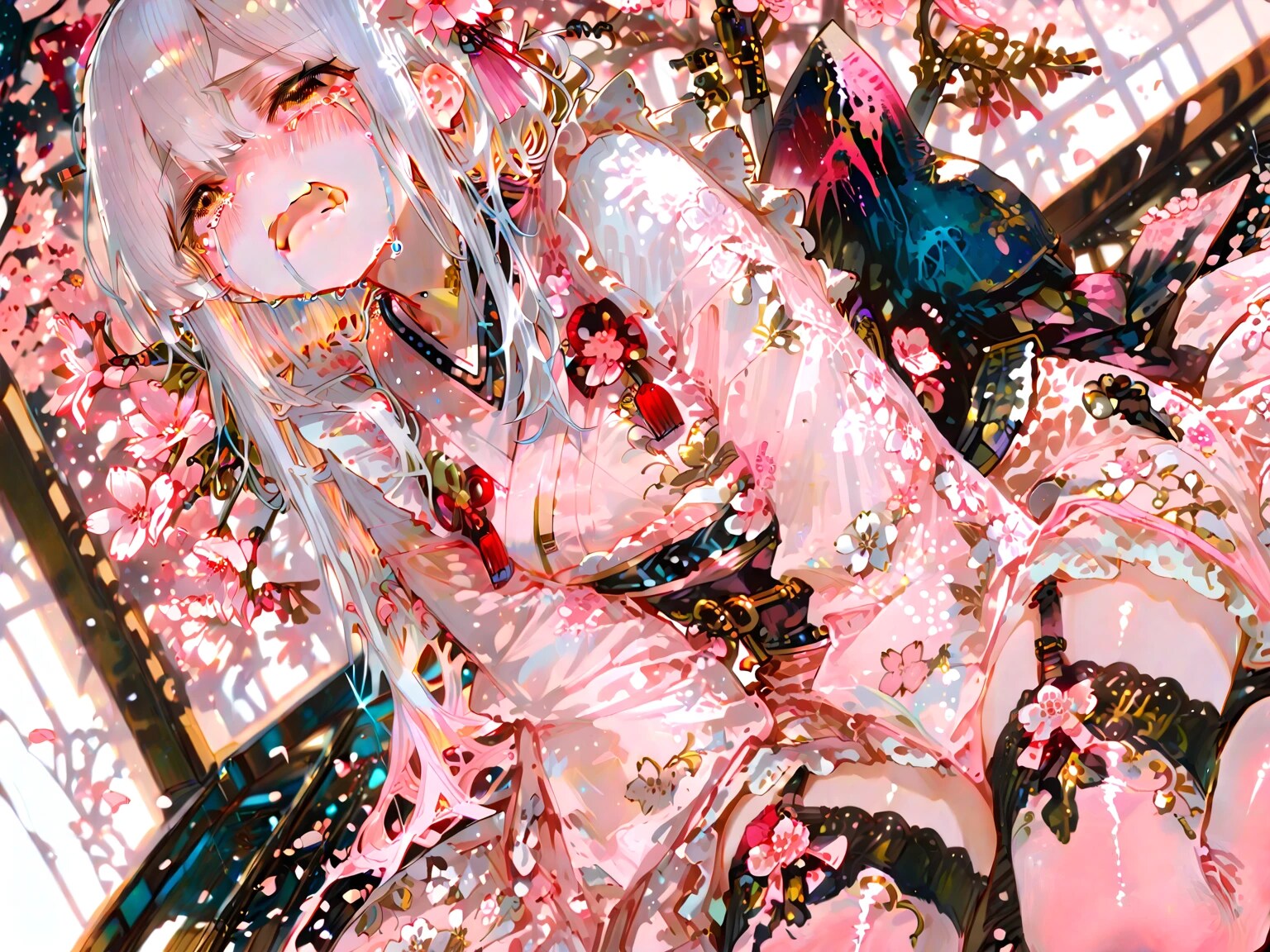 桜蕾のほころび