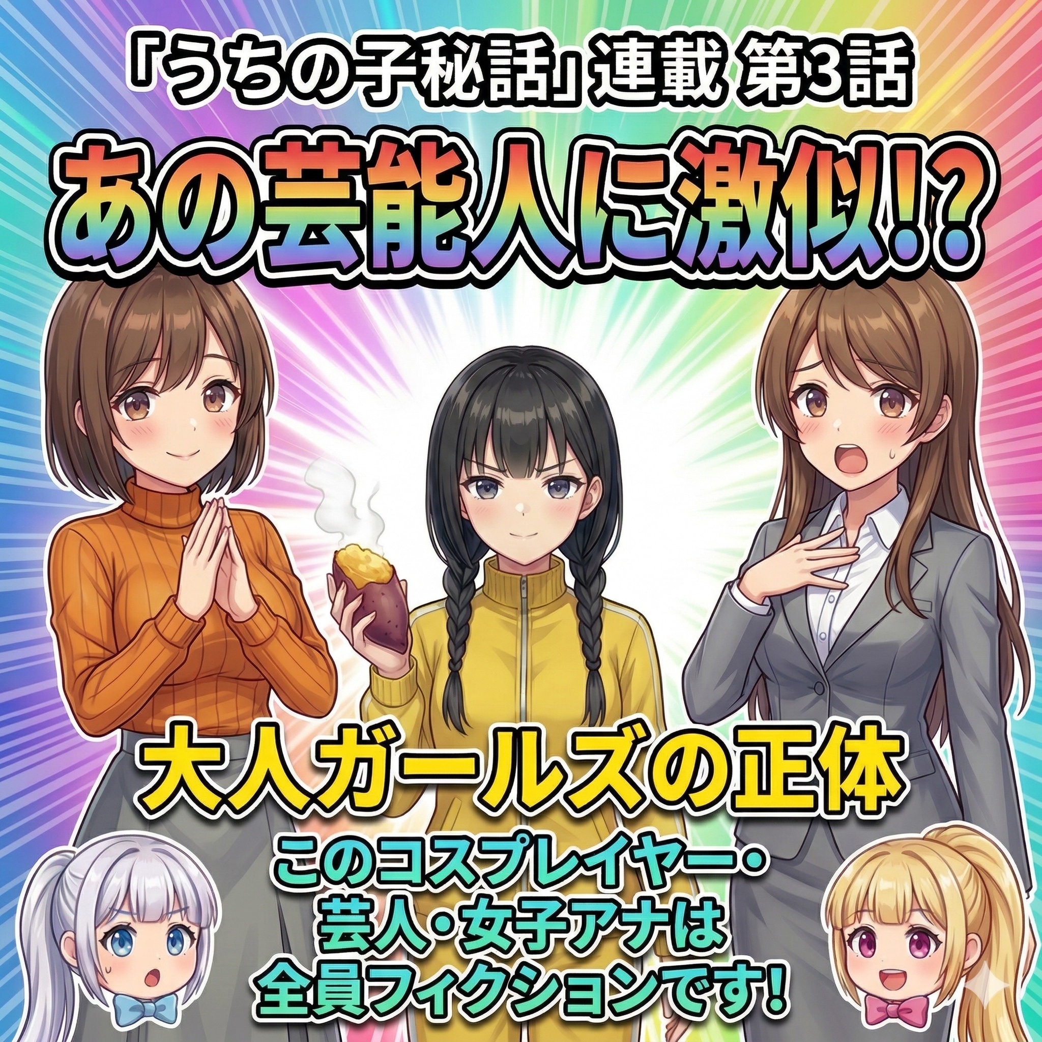 【秘話③】あの芸能人に激似！？大人ガールズはほぼフィクションです | の人気AIイラスト・グラビア