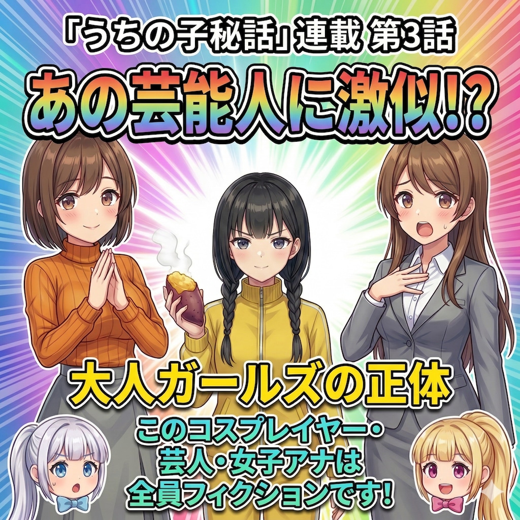 【秘話③】あの芸能人に激似！？大人ガールズはほぼフィクションです