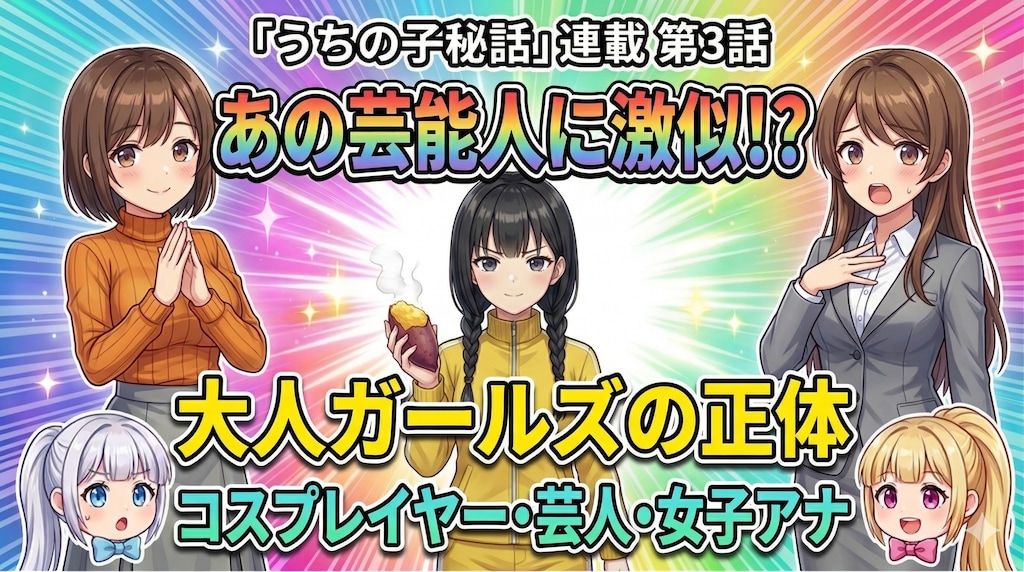 【秘話③】あの芸能人に激似！？大人ガールズはほぼフィクションです