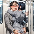 ムチムチなミニスカOLと立ち素股 7枚目
